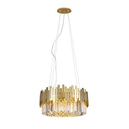 MAXLIGHT P0368 - Luster na sajli TREND 8xE14/40W/230V pr. 45 cm zlatna