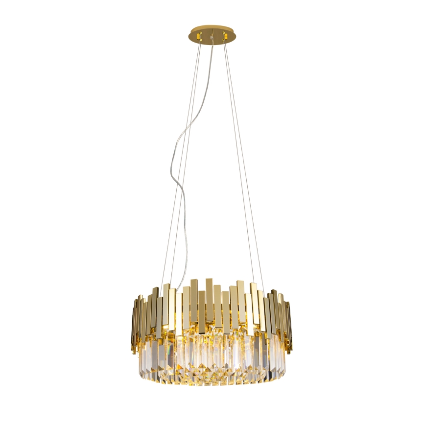 MAXLIGHT P0368 - Luster na sajli TREND 8xE14/40W/230V pr. 45 cm zlatna