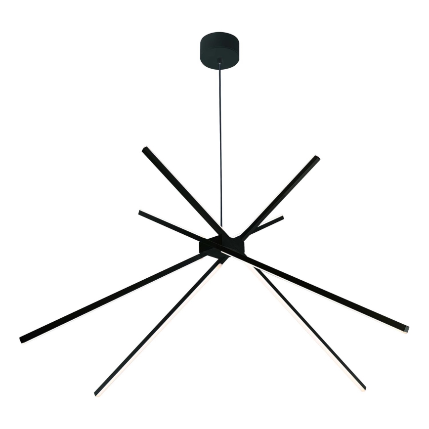 MAXLIGHT P0412 - LED Luster na sajli SPIDER LED/33W/230V crna