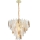 MAXLIGHT P0418 - Luster na lancu ARWENA 15xE14/40W/230V pr. 80 cm zlatna