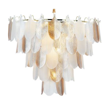 MAXLIGHT P0418 - Luster na lancu ARWENA 15xE14/40W/230V pr. 80 cm zlatna