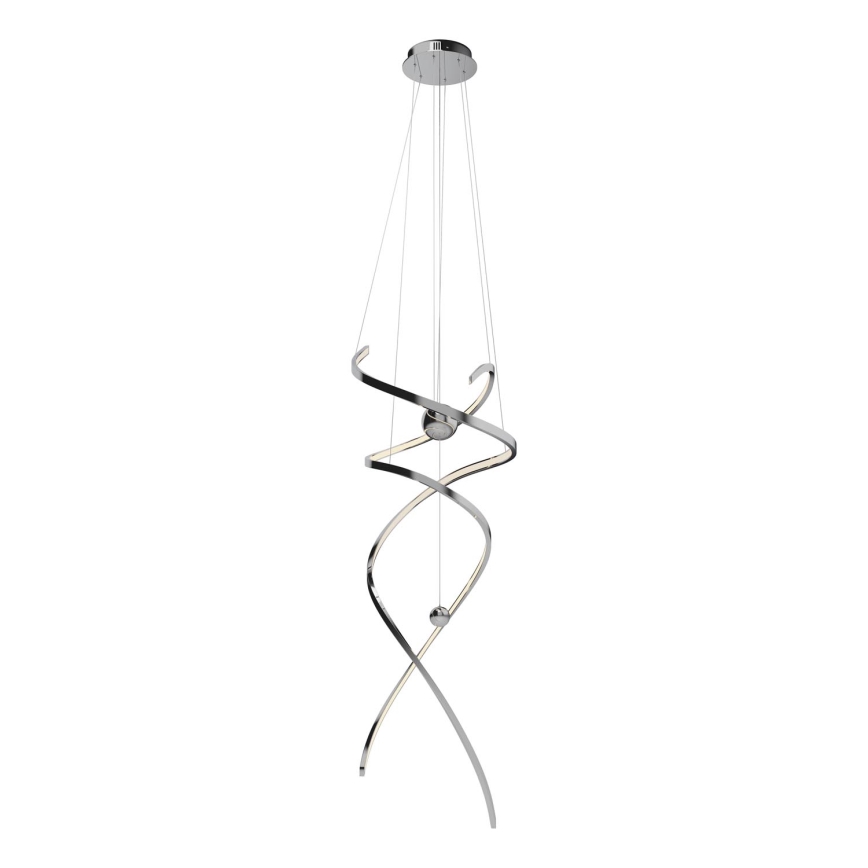 MAXLIGHT P0482D - LED Prigušivi luster na sajli RITZ LED/100W/230V pr. 60 cm CRI 90 sjajni krom