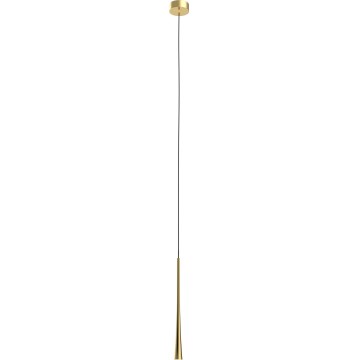 MAXLIGHT P0484 - LED Luster na sajli COFFEE LED/7W/230V pr. 3 cm zlatna