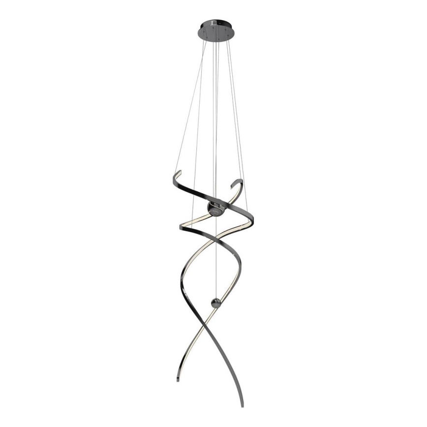 MAXLIGHT P0500D - LED Prigušivi luster na sajli RITZ LED/100W/230V pr. 60 cm CRI 90 crna