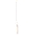 MAXLIGHT P0511 - Luster na sajli CAMPANILA 1xE27/40W/230V pr. 10 cm mesing/siva
