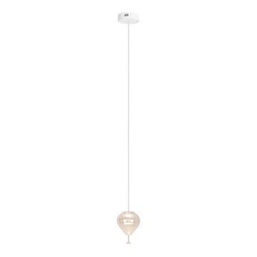 MAXLIGHT P0527 - LED Luster na sajli PALLONCINI 2xLED/3W/230V pr. 12 cm prozirna