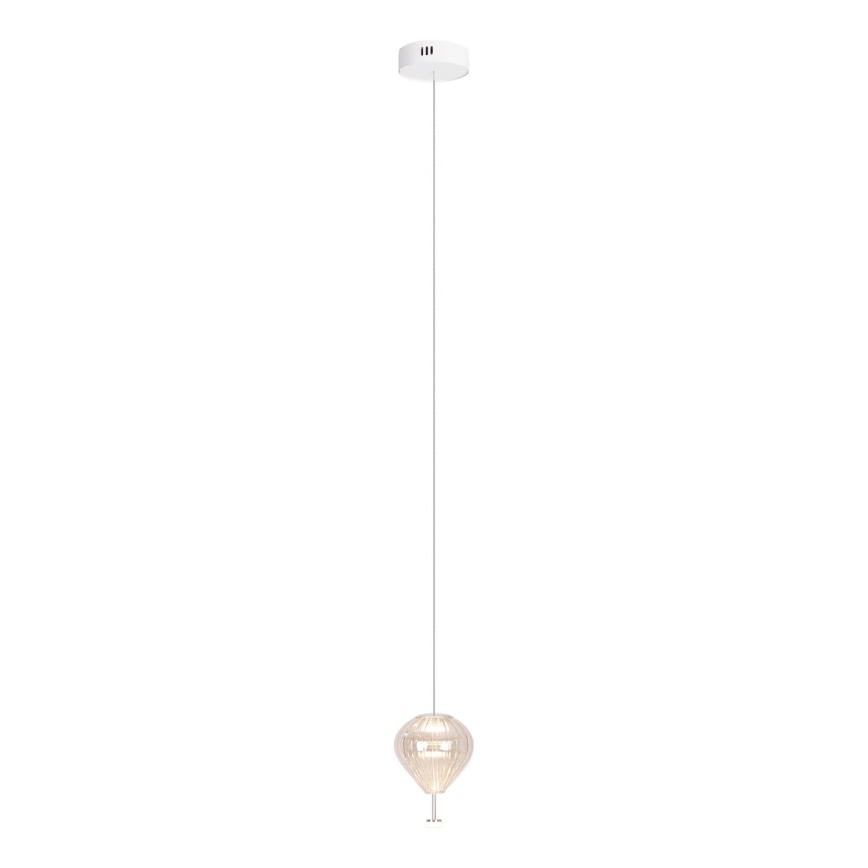 MAXLIGHT P0527 - LED Luster na sajli PALLONCINI 2xLED/3W/230V pr. 12 cm prozirna