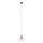 MAXLIGHT P0532 - LED Luster na sajli SIGNATURE LED/8W/230V pr. 22 cm mesing/prozirna