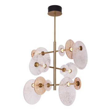 MAXLIGHT P0541 - LED Viseći luster ALLURE 14xLED/5W/230V pr. 60 cm zlatna