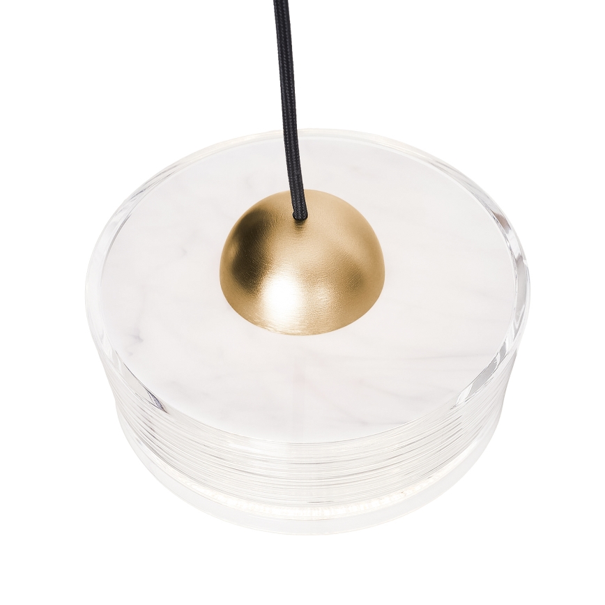 MAXLIGHT P0543 - LED Luster na sajli LIPARI LED/22W/230V pr. 35 cm prozirna