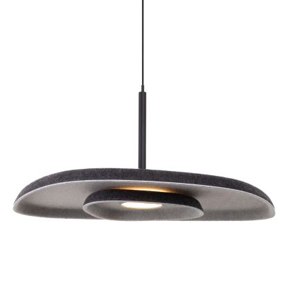 MAXLIGHT P0560 - LED Luster na sajli DEUX LED/5W/230V crna