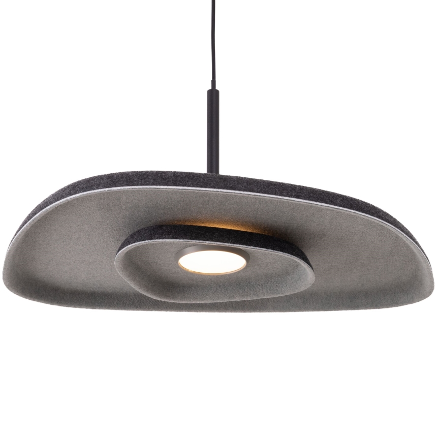 MAXLIGHT P0560 - LED Luster na sajli DEUX LED/5W/230V crna