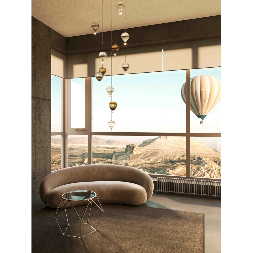 MAXLIGHT P0576 - LED Luster na sajli PALLONCINI 2xLED/3W/230V pr. 12 cm dimna
