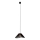 MAXLIGHT P0579 - Luster na sajli AMALFI 1xE27/15W/230V pr. 45 cm crna
