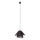 MAXLIGHT P0580 - Luster na sajli AMALFI 1xE27/15W/230V pr. 45 cm crna