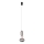MAXLIGHT P0591 - LED Luster na sajli BORA LED/10W/230V pr. 22 cm bijela/crna
