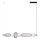 MAXLIGHT P0593 - LED Luster na sajli BORA LED/29W/230V bijela/crna