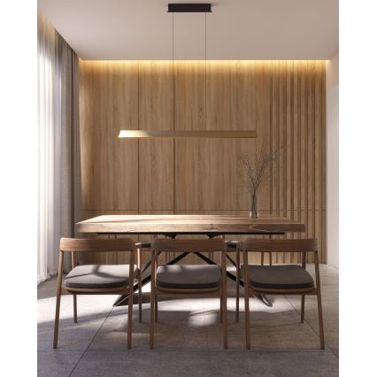 MAXLIGHT P0594 - LED prigušivački luster na užetu JO-JO LED/38W/230V 2700/4500/5500K mesing