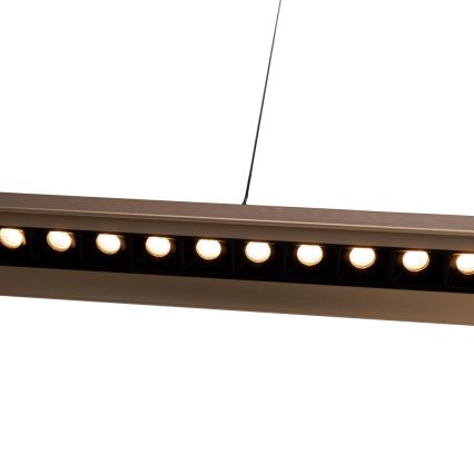 MAXLIGHT P0594 - LED prigušivački luster na užetu JO-JO LED/38W/230V 2700/4500/5500K mesing