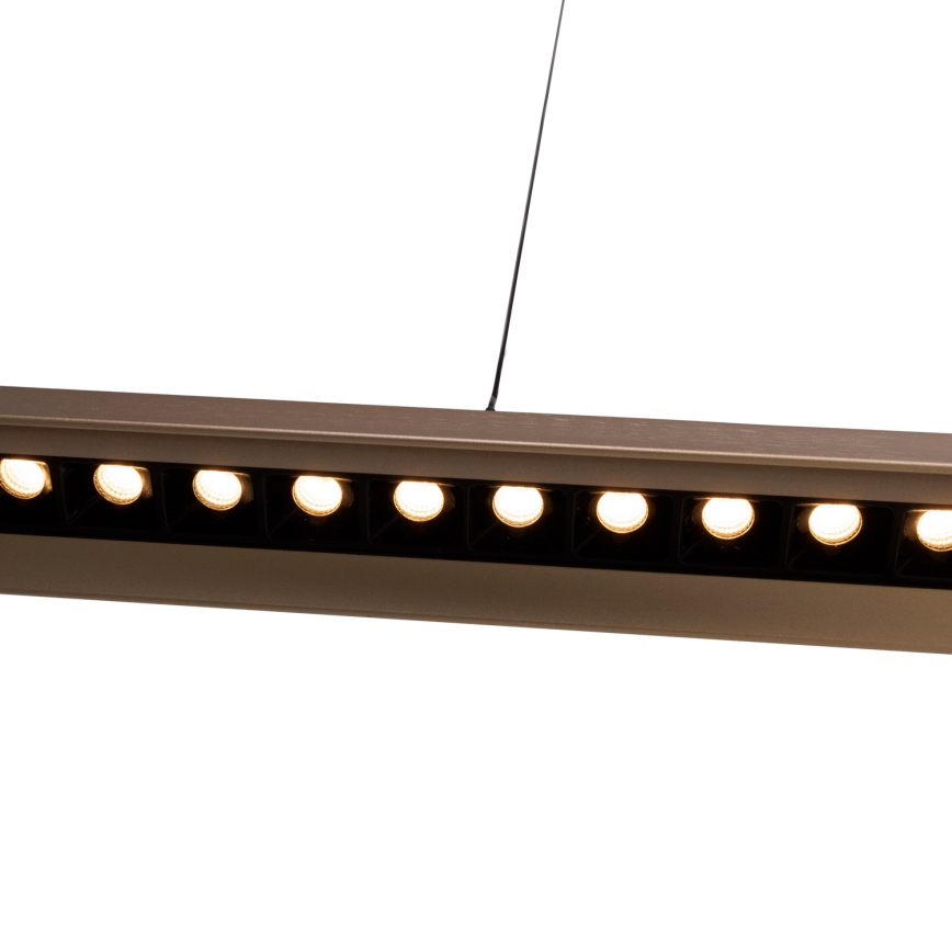 MAXLIGHT P0594 - LED prigušivački luster na užetu JO-JO LED/38W/230V 2700/4500/5500K mesing