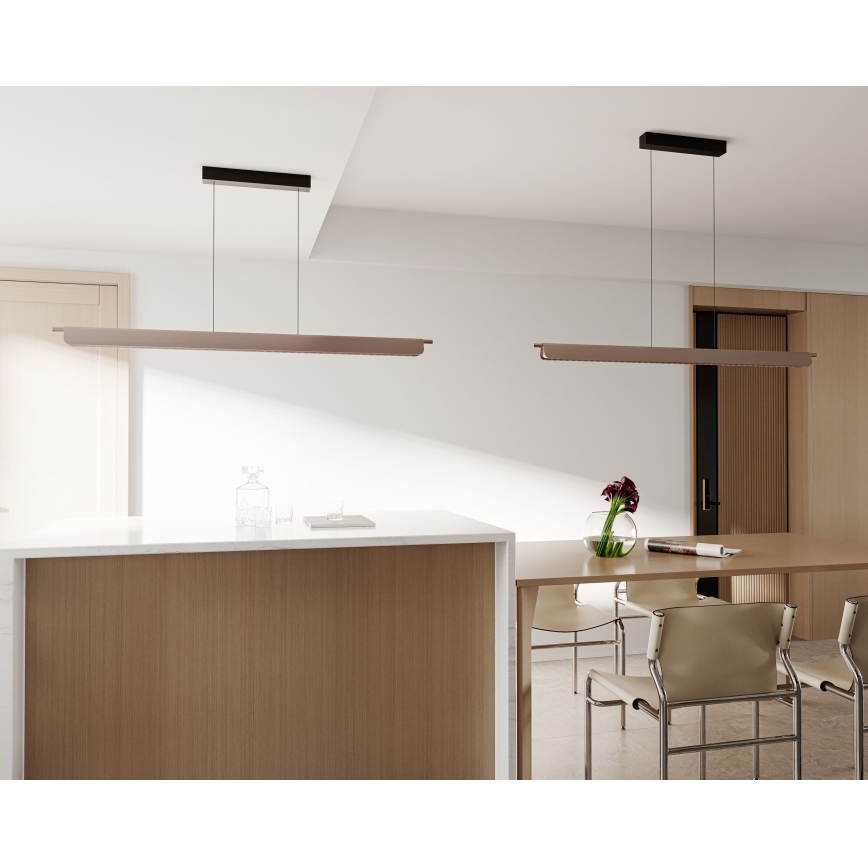 MAXLIGHT P0596 - LED prigušivački luster na užetu JO-JO LED/40W/230V 2700/4500/5500K mesing