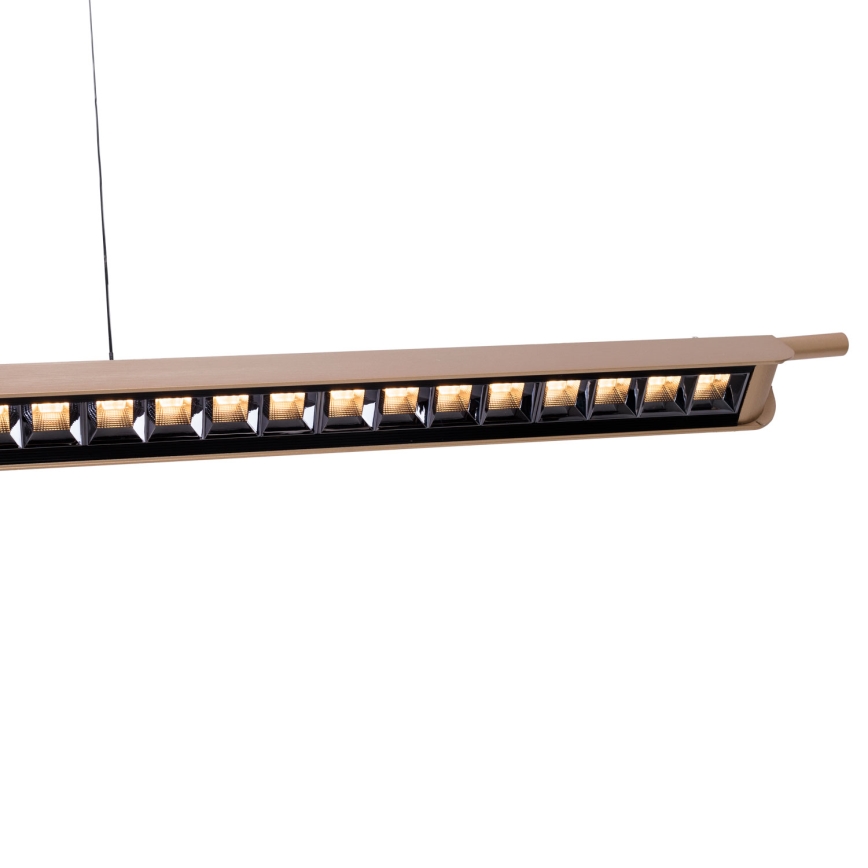 MAXLIGHT P0596 - LED prigušivački luster na užetu JO-JO LED/40W/230V 2700/4500/5500K mesing