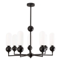 MAXLIGHT P0632 - Luster na štapu NOVA 7xG9/7W/230V Ø 70 cm crna