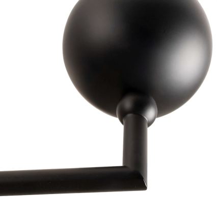 MAXLIGHT P0632 - Luster na štapu NOVA 7xG9/7W/230V Ø 70 cm crna