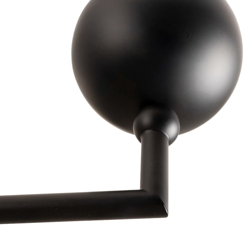 MAXLIGHT P0632 - Luster na štapu NOVA 7xG9/7W/230V Ø 70 cm crna