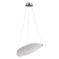 MAXLIGHT P0636D - LED luster na sajli EMPIRE LED/17W/230V sjajni krom