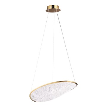 MAXLIGHT P0637D - LED luster na sajli EMPIRE LED/17W/230V zlatni