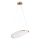 MAXLIGHT P0637D - LED luster na sajli EMPIRE LED/17W/230V zlatni