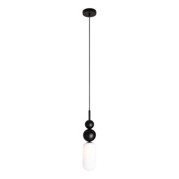 MAXLIGHT P0641 - Luster na sajli NOVA 1xG9/12W/230V pr. 12 cm crna