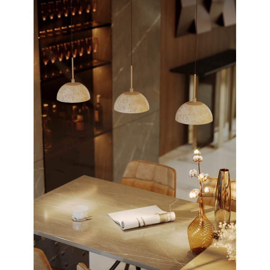 MAXLIGHT P0666 - LED viseći luster na sajli CUCCINA LED/57W/230V Ø 15 cm bež