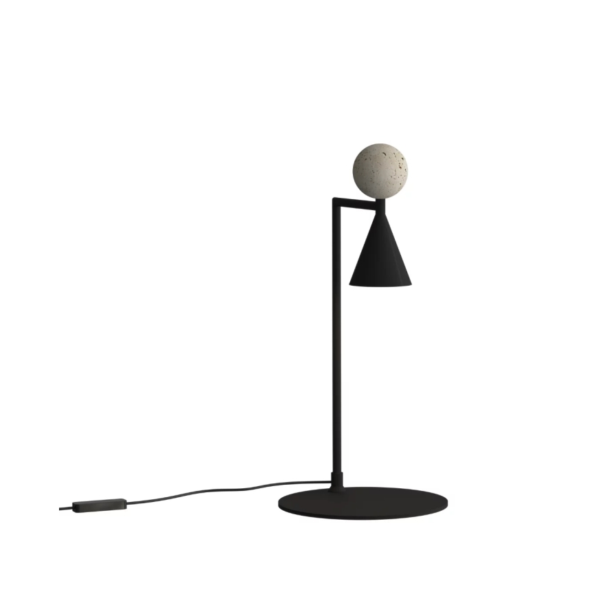 MAXLIGHT T0070 - LED Stolna lampa BINGO LED/12W/230V CRI 92 crna/bež