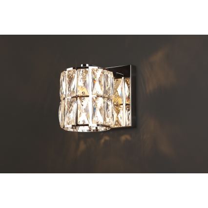 MAXLIGHT W0205 - Zidna svjetiljka DIAMANTE 1xG9/42W/230V sjajni krom