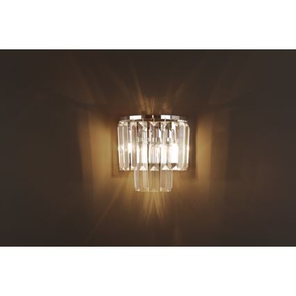 MAXLIGHT W0209 - Zidna svjetiljka MONACO 2xG9/40W/230V sjajni krom