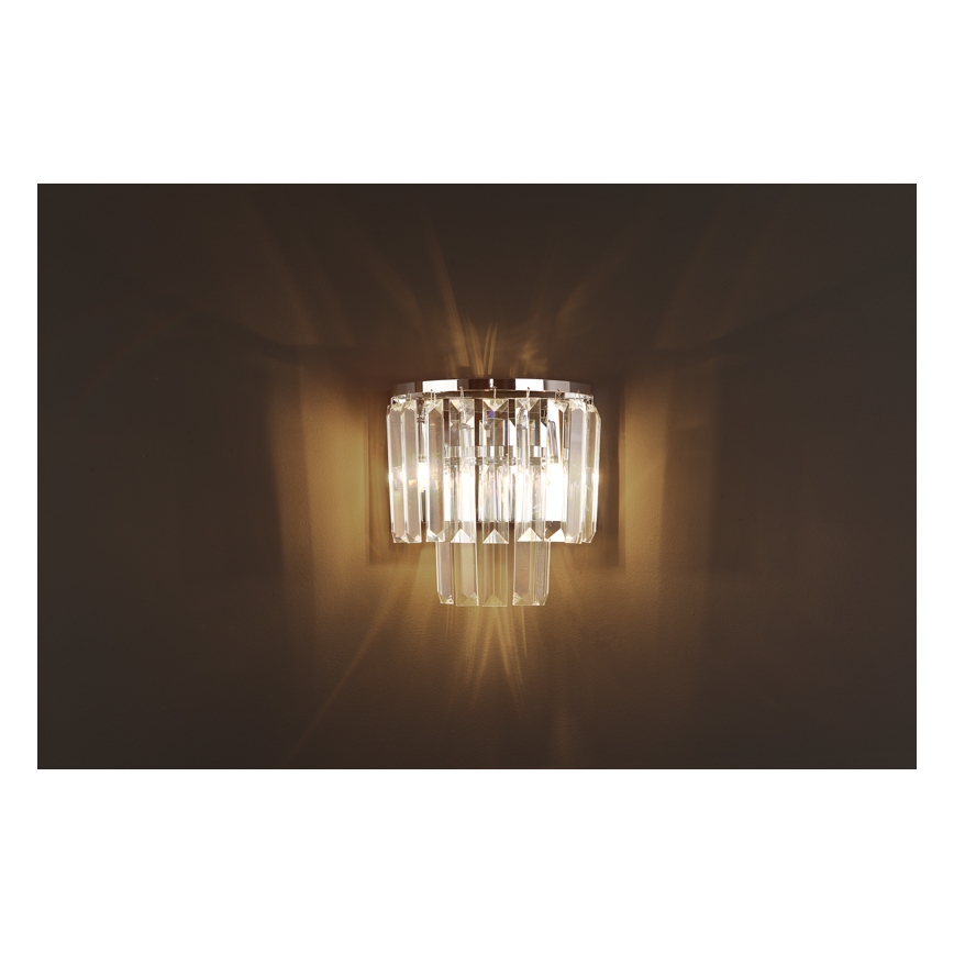 MAXLIGHT W0209 - Zidna svjetiljka MONACO 2xG9/40W/230V sjajni krom