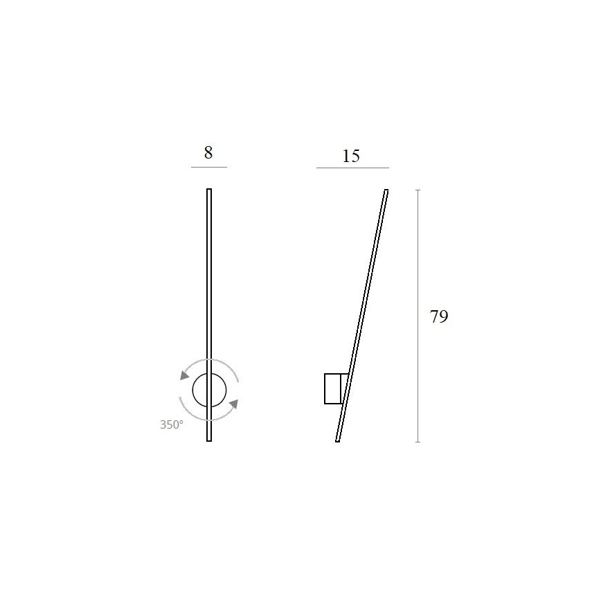MAXLIGHT W0212 - LED Vanjska zidna svjetiljka SPIDER LED/8,4W/230V IP44 bijela