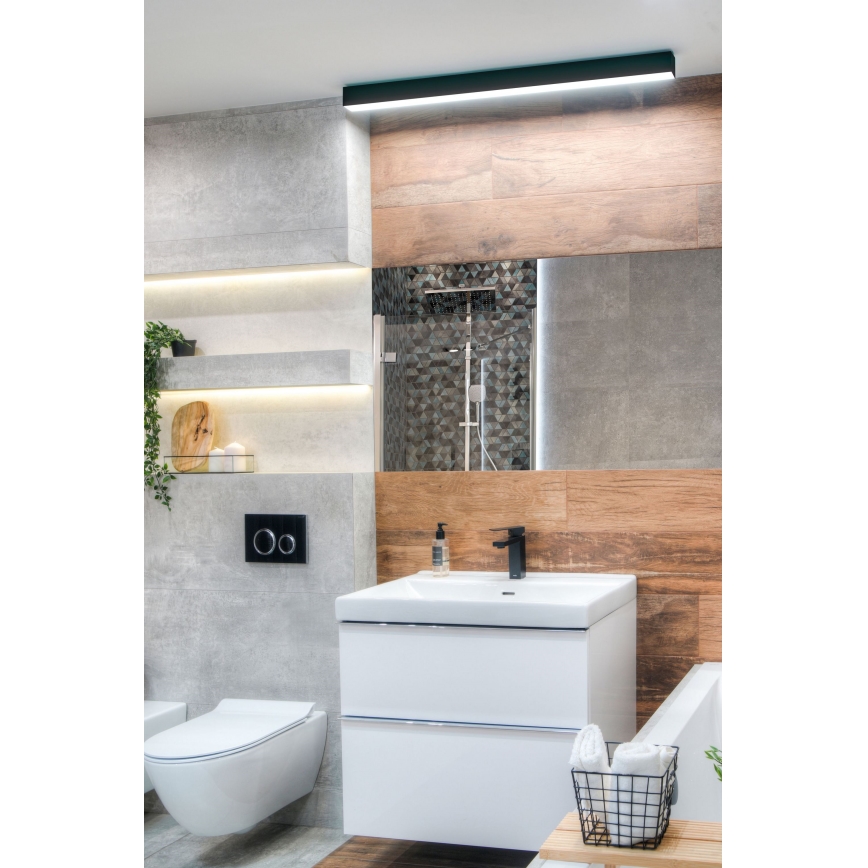 MAXLIGHT W0264 - LED Prigušiva rasvjeta za ogledalo u kupaonici LINEAR LED/18W/230V 57 cm IP44 crna