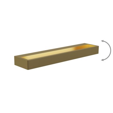 MAXLIGHT W0318 - LED Zidna svjetiljka za kupaonicu FLINK LED/12W/230V 45 cm IP44 zlatna