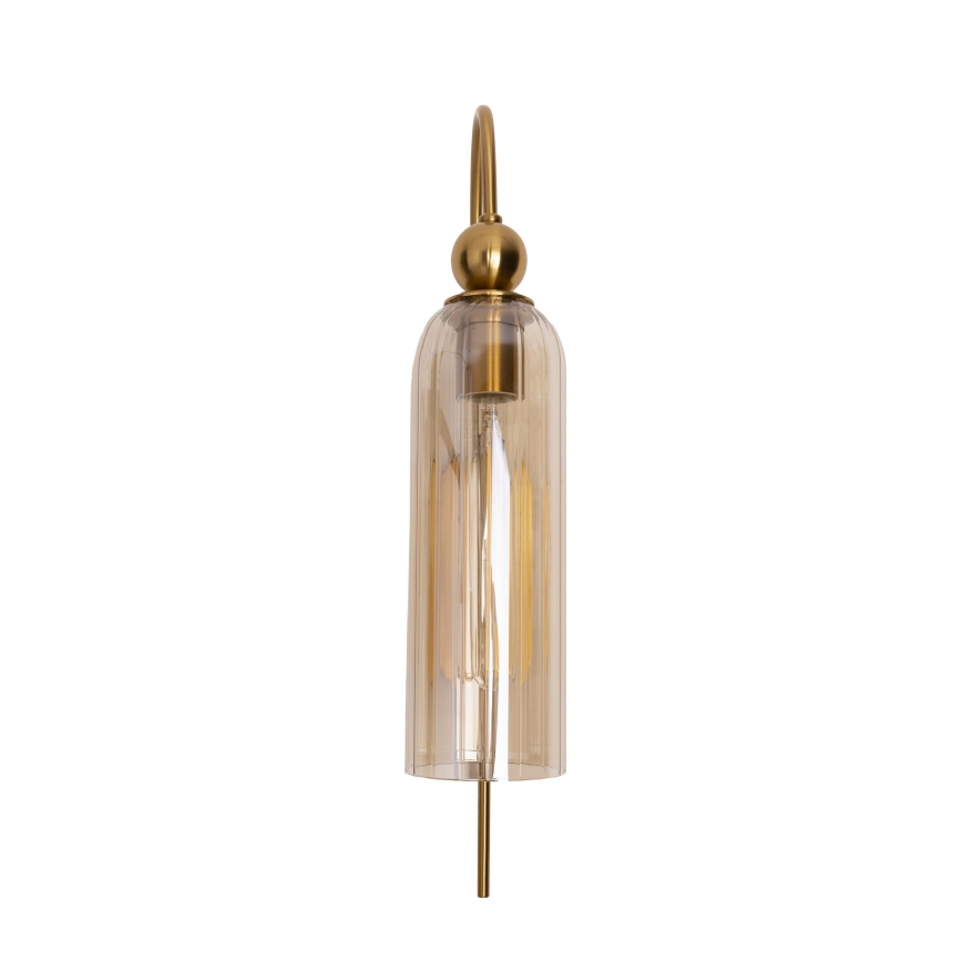 MAXLIGHT W0332 - Zidna lampa CAMPANILA 1xE27/40W/230V mesing/bež