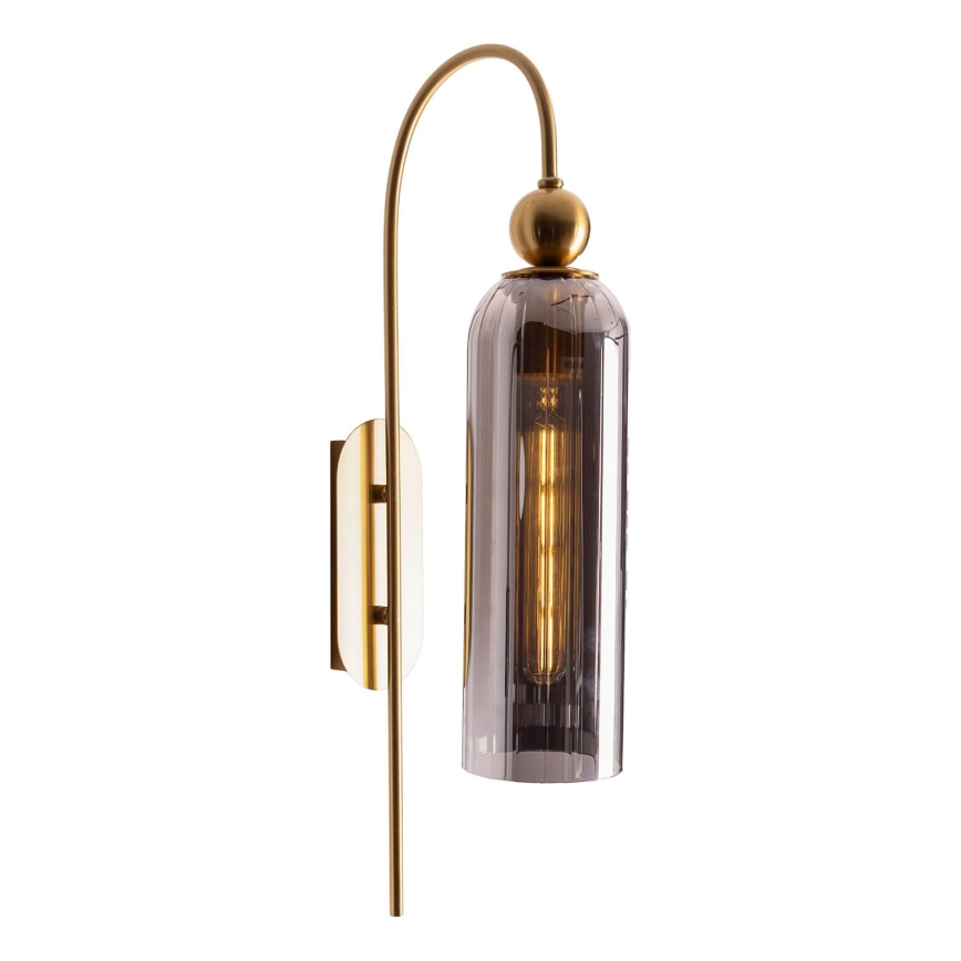 MAXLIGHT W0333 - Zidna lampa CAMPANILA 1xE27/40W/230V mesing/siva