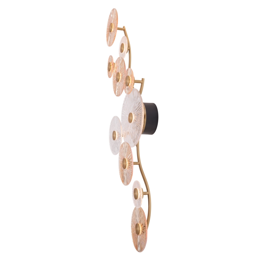 MAXLIGHT W0354 - LED Zidna svjetiljka ALLURE 10xLED/4,3W/230V zlatna