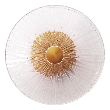 MAXLIGHT W0356 - LED Zidna svjetiljka ALLURE LED/5W/230V pr. 28 cm zlatna/prozirna