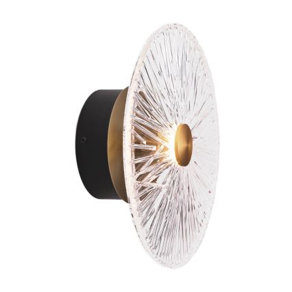 MAXLIGHT W0356 - LED Zidna svjetiljka ALLURE LED/5W/230V pr. 28 cm zlatna/prozirna