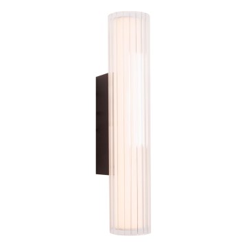 MAXLIGHT W0363 - LED Zidna svjetiljka za kupaonicu FAYETTE LED/6W/230V 31 cm IP44 crna