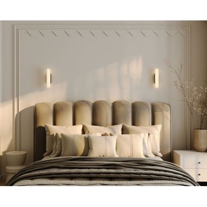 MAXLIGHT W0363 - LED Zidna svjetiljka za kupaonicu FAYETTE LED/6W/230V 31 cm IP44 crna