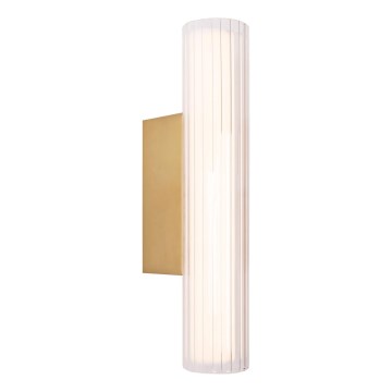 MAXLIGHT W0364 - LED Zidna svjetiljka za kupaonicu FAYETTE LED/6W/230V 31 cm IP44 zlatna