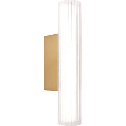 MAXLIGHT W0364 - LED Zidna svjetiljka za kupaonicu FAYETTE LED/6W/230V 31 cm IP44 zlatna